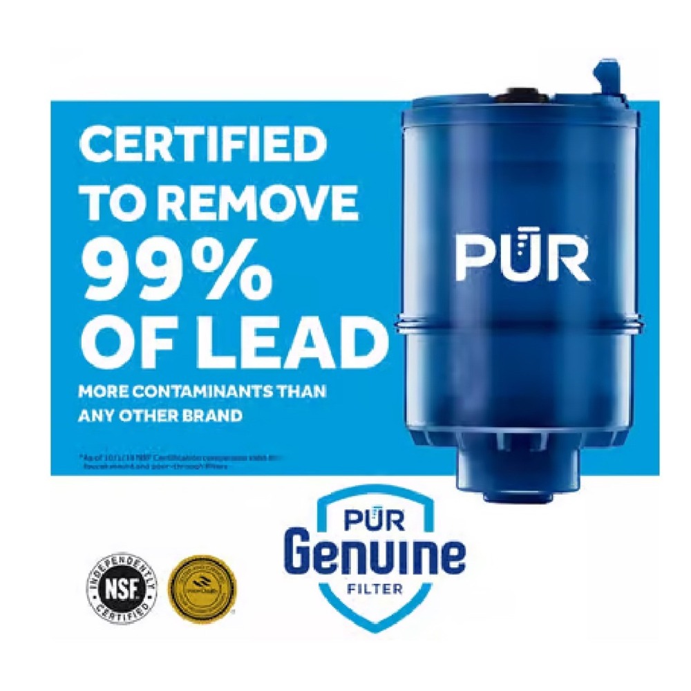 PUR Faucet Water Filter Replacement Filter with Maxion Filter Technology